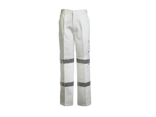 Modern Fit Cotton Drill Cargo Trouser With CSR Reflective Tape - WP3223