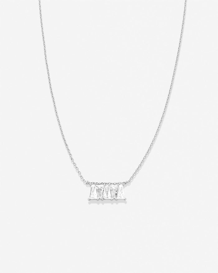 Mom Baguette Dainty Necklace