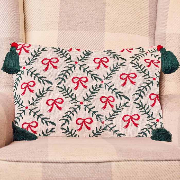 MS - Lumbar Pillow Holiday Trellis