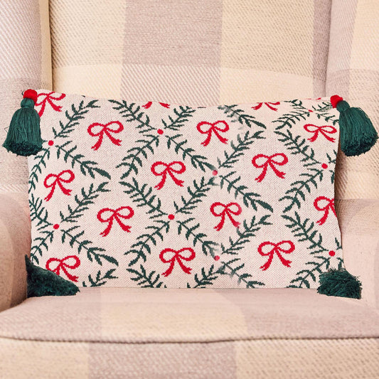 MS - Lumbar Pillow Holiday Trellis