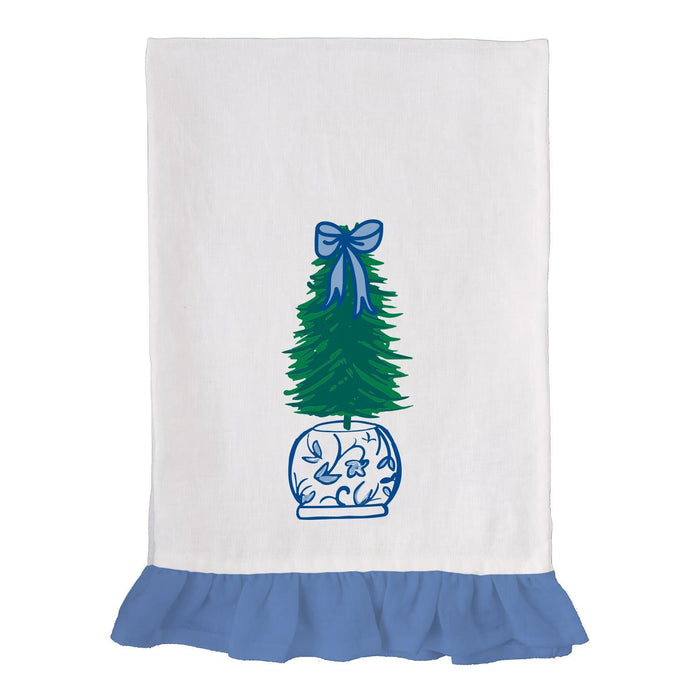 MS - Tea Towel Ginger Jar Embroidered