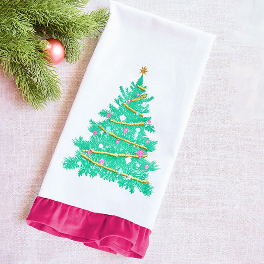 MS - Whimsical Tree Tea Towel