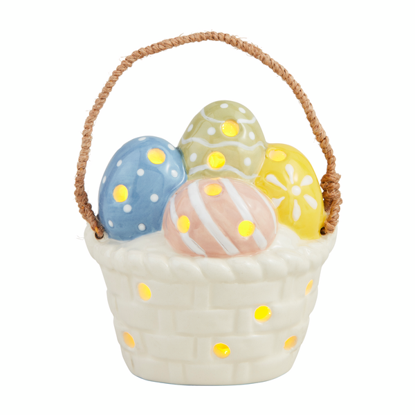 Mud Pie  - Easter Basket Light-Up Sitter