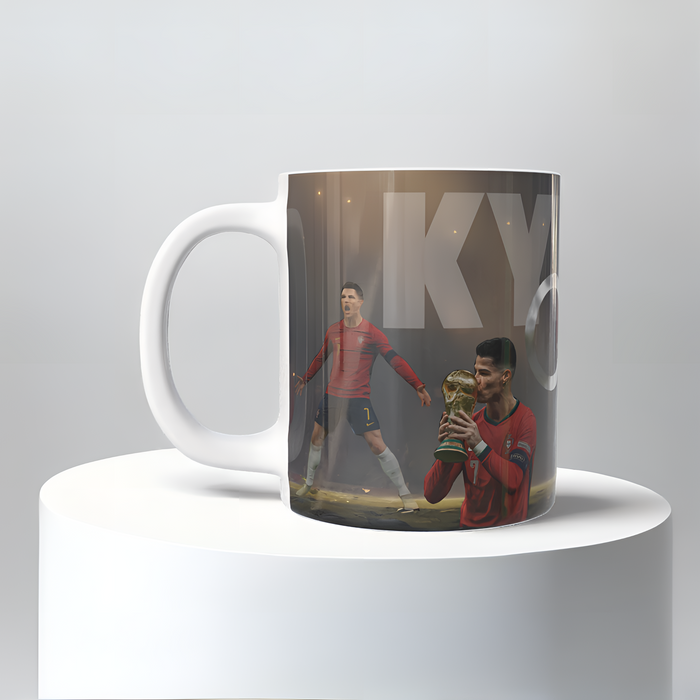 Mug CR7 personnalisé – cadeau fan football Cristiano Ronaldo