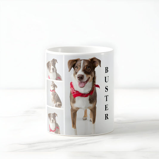 Mug personnalisé photo de chien – cadeau amoureux animaux