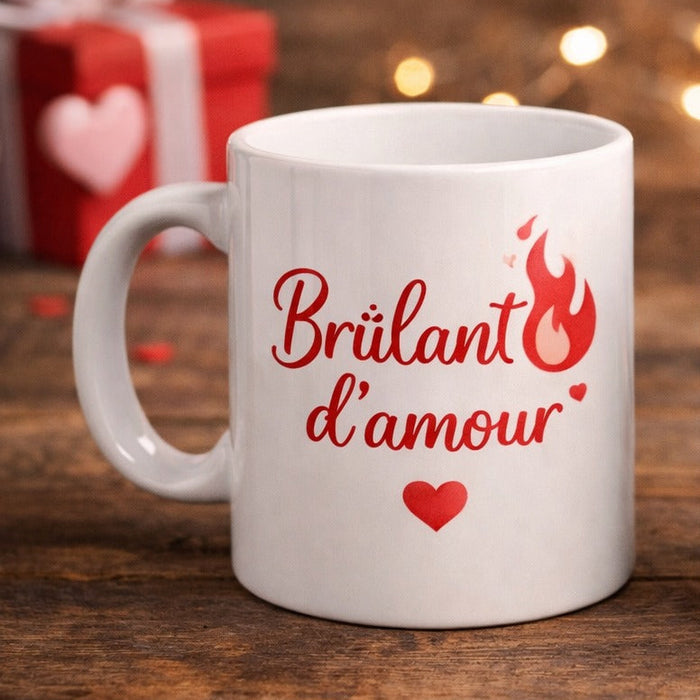 Mug Saint-Valentin Amour à boire – cadeau romantique couple