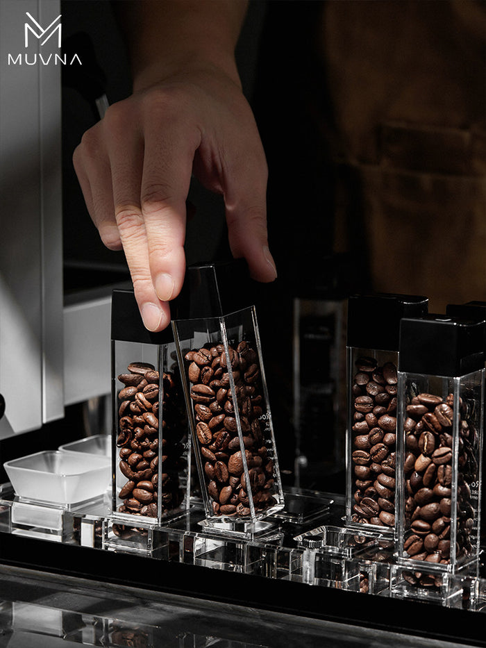 MUVNA 1.3Angel Coffee Bean Storage Sealed Display Tube PC Food-Grade Aroma Tube Display Rack