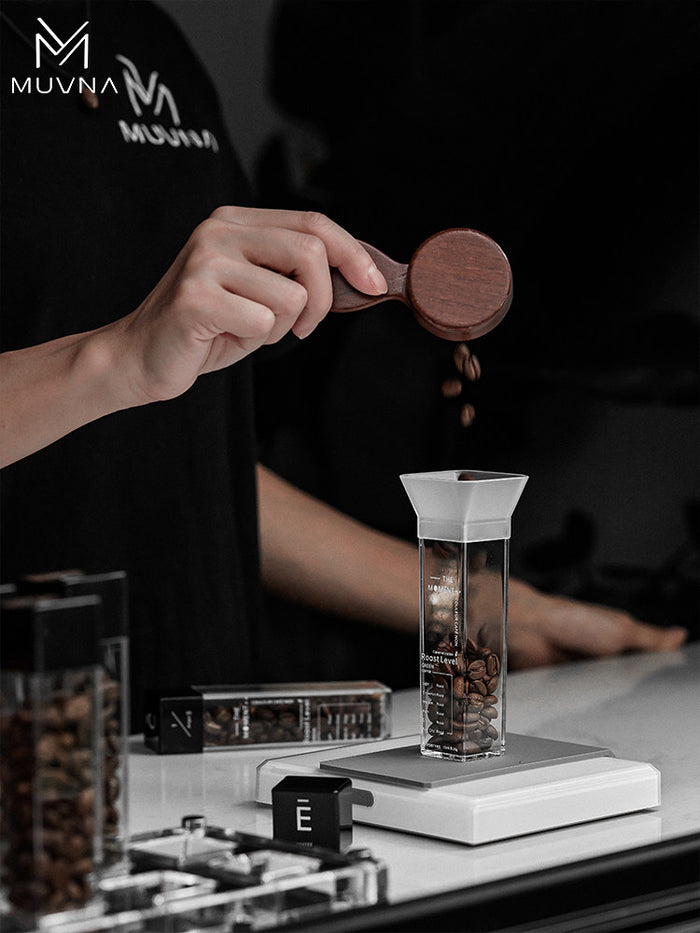 MUVNA 1.3Angel Coffee Bean Storage Sealed Display Tube PC Food-Grade Aroma Tube Display Rack