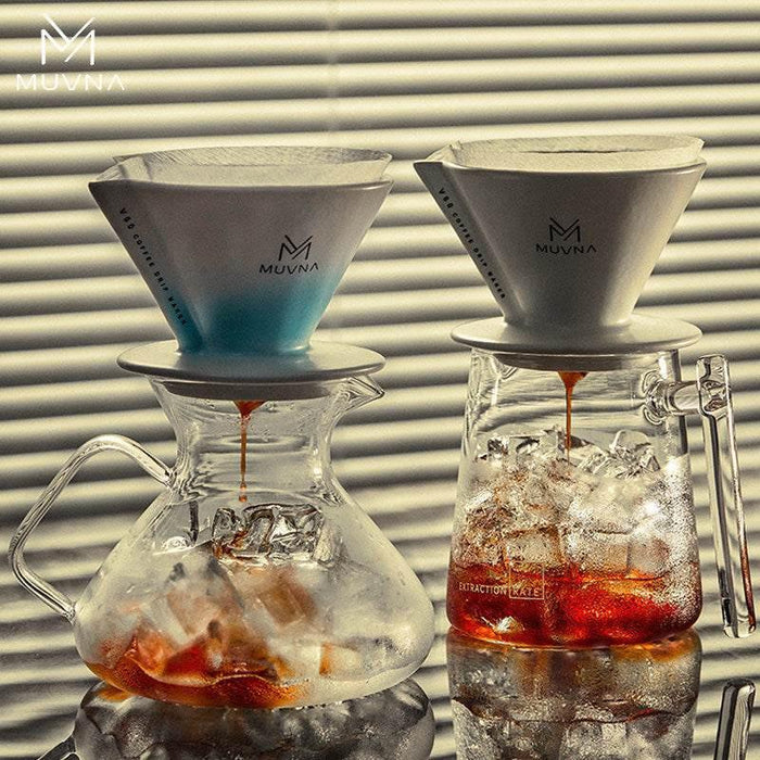 MUVNA Ceramic Filter Cup Drip Coffee V60.