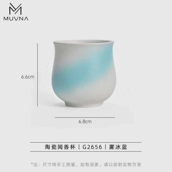 Ceramic scented cup mist ice blue