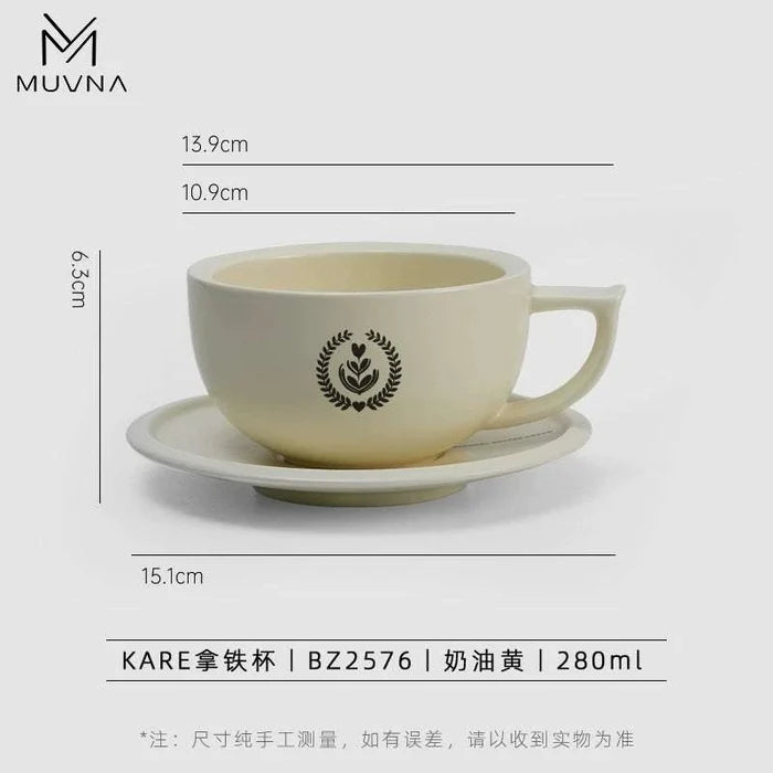 KARE Latte Cup Creamy Yellow 280ml