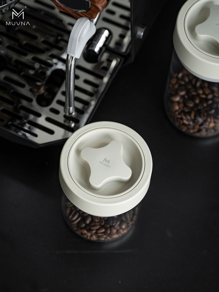 MUVNA Coffee Beans Dedicated Sealed Jar Storage Jar Food-grade Glass Sealed Jar Storage Jar