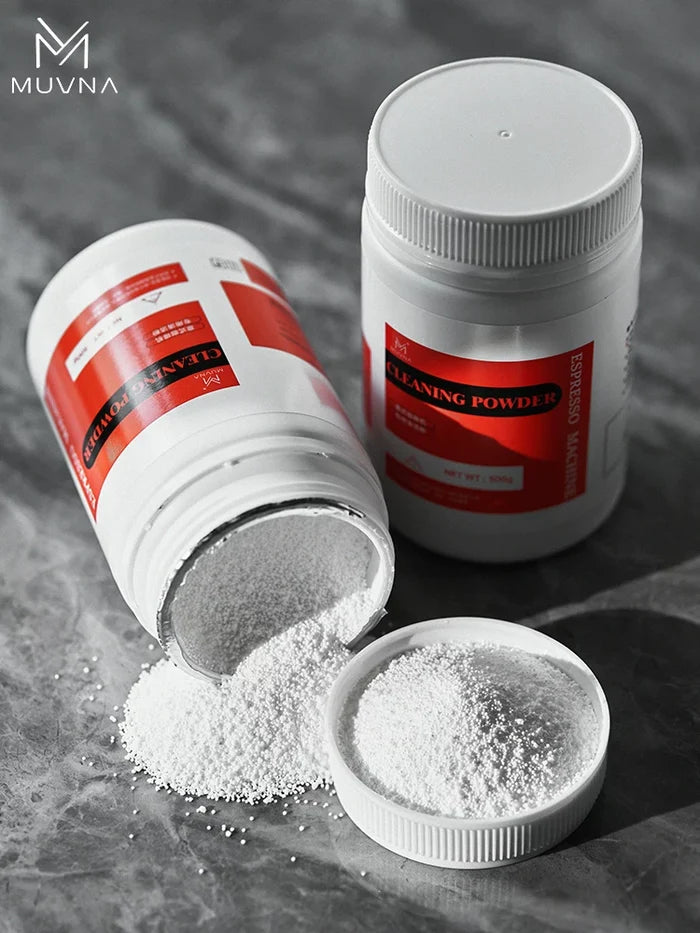 MUVNA Commercial Cleaning Powder for Coffee Machine: Household Brewing Head Scale Cleaning Powder 300g