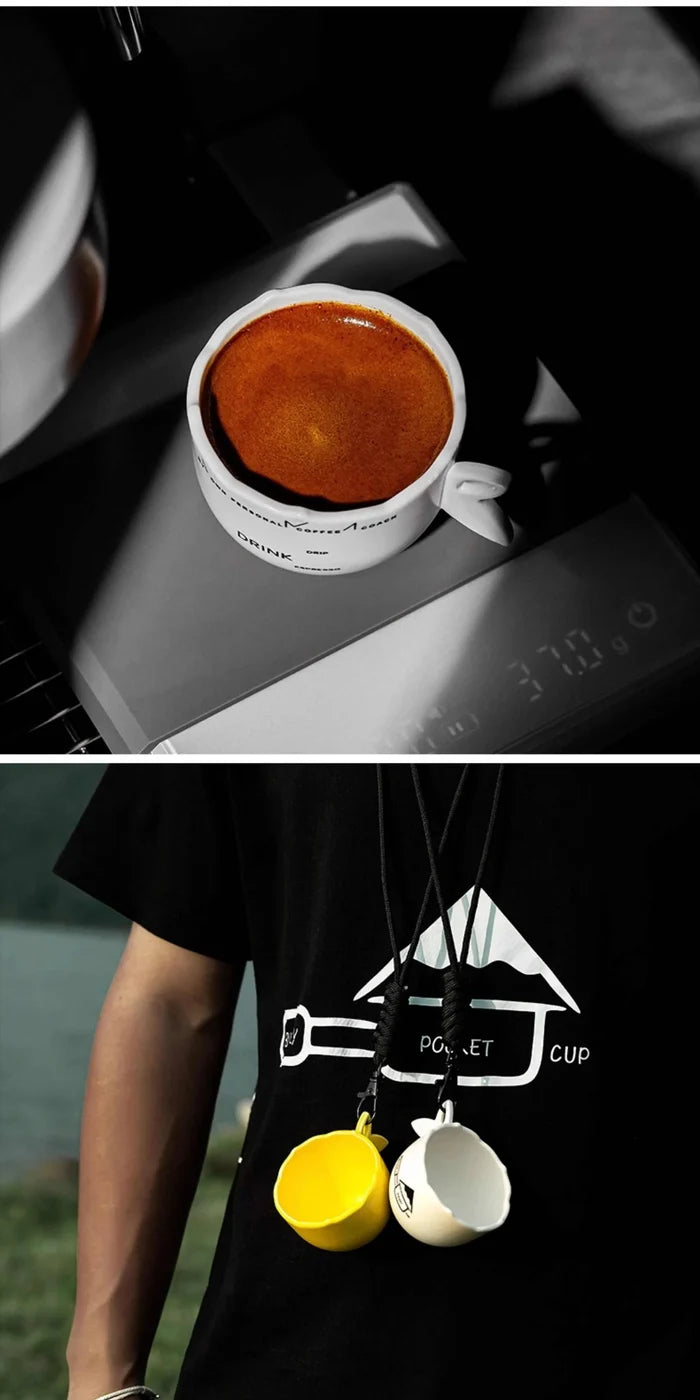 MUVNA Espresso Cup and Saucer Set.