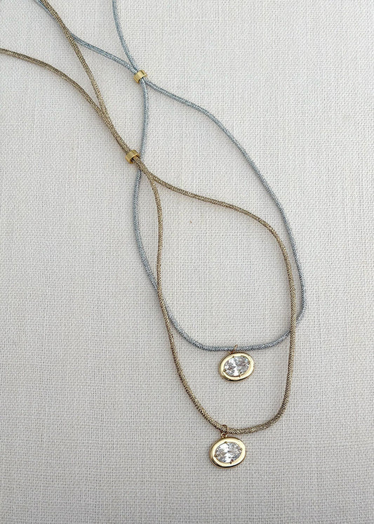 Naples Cord Necklace - Gold