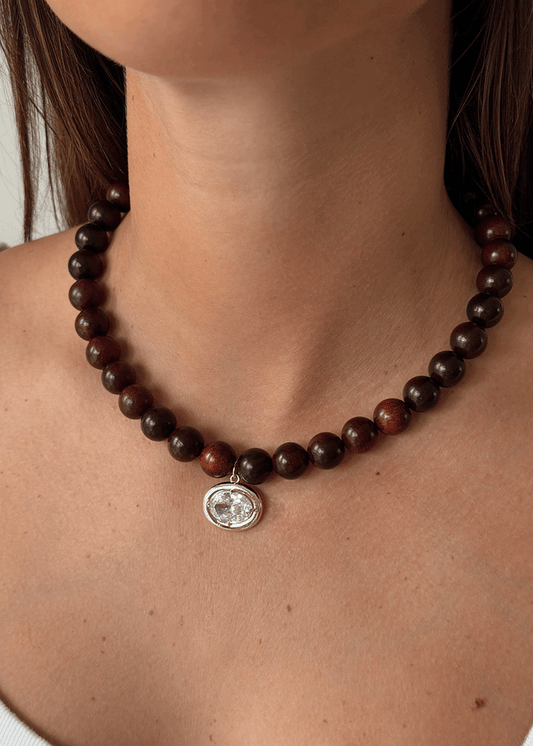 Naples Necklace - Fall Brown