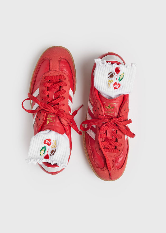 Nebraska Icons Ruffle Sock