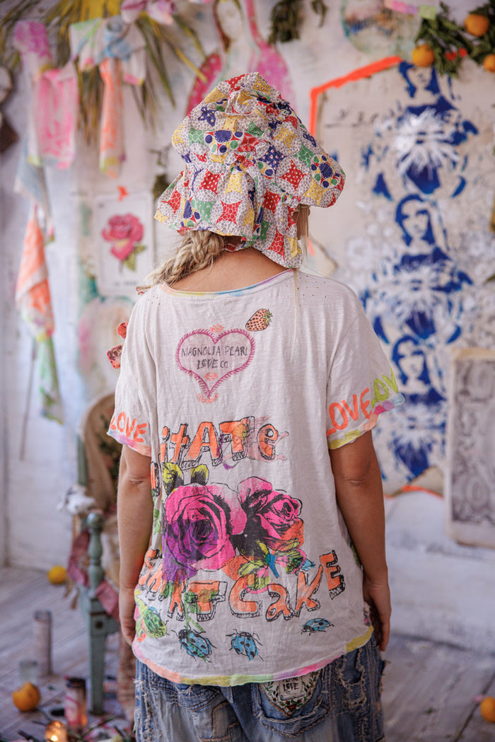 Neon Bluebonnet Graffiti Tee