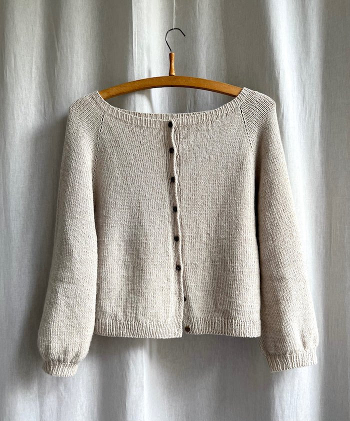 Nigrum cardigan by Refined Knitwear, Everyday knitting kit Knitting kits Refined Knitwear