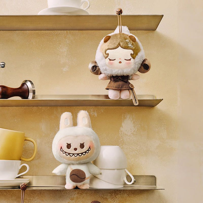On the same day, POPMART Bubble Mart Bubble Cute Coffee Factory Plush Pendant Blind Box Doll Trendy Play