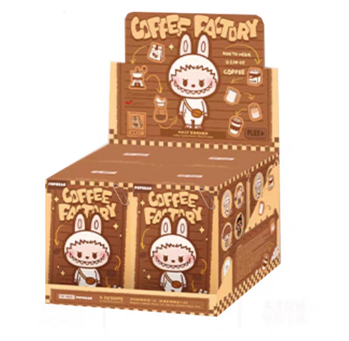 On the same day, POPMART Bubble Mart Bubble Cute Coffee Factory Plush Pendant Blind Box Doll Trendy Play