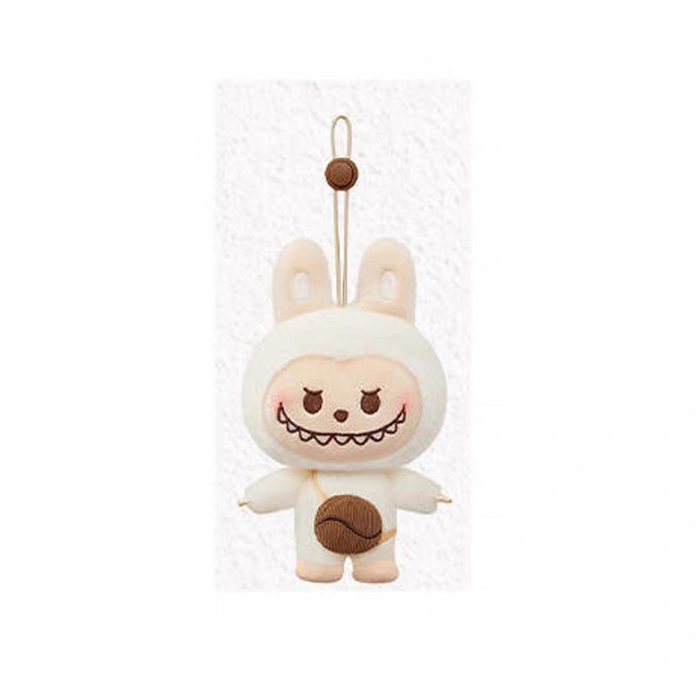 On the same day, POPMART Bubble Mart Bubble Cute Coffee Factory Plush Pendant Blind Box Doll Trendy Play