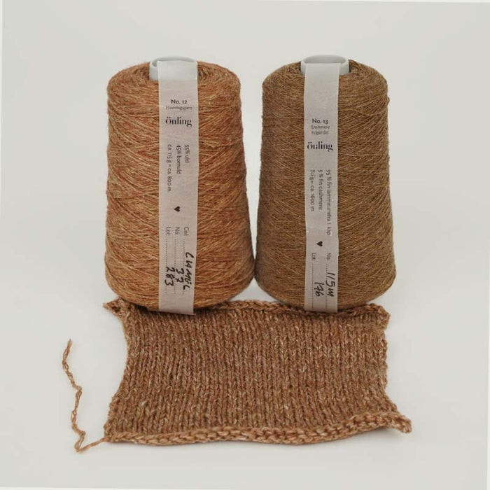 Önling Everyday kit, No 12 + No 13 | Hazelnut brown melange (115m), Hazelnut brown melange (115m)