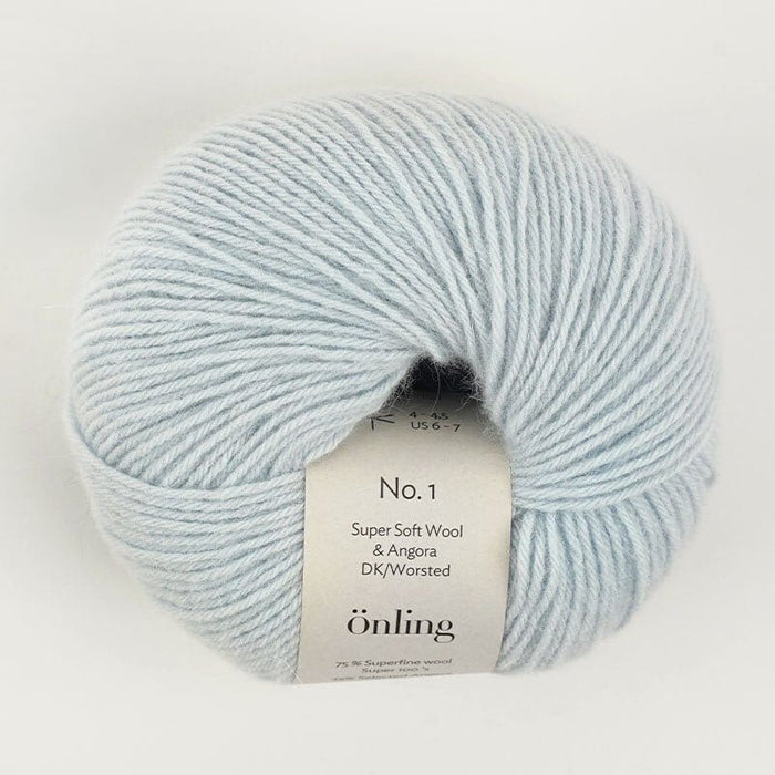 Önling No 1: Luxury Merino-Angora blend yarn - Ice blue (048)