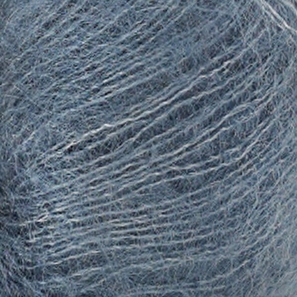 Önling No 10: Luxurious and exquisite silk mohair - Dark pigeon blue (1364) x