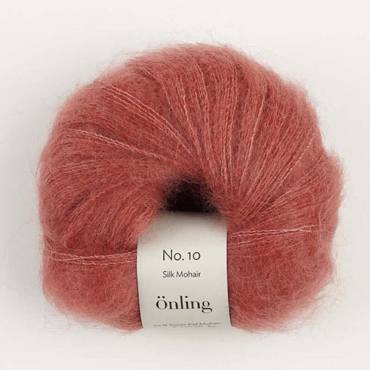 Önling No 10: Luxurious and exquisite silk mohair - Dark rose (5026) x