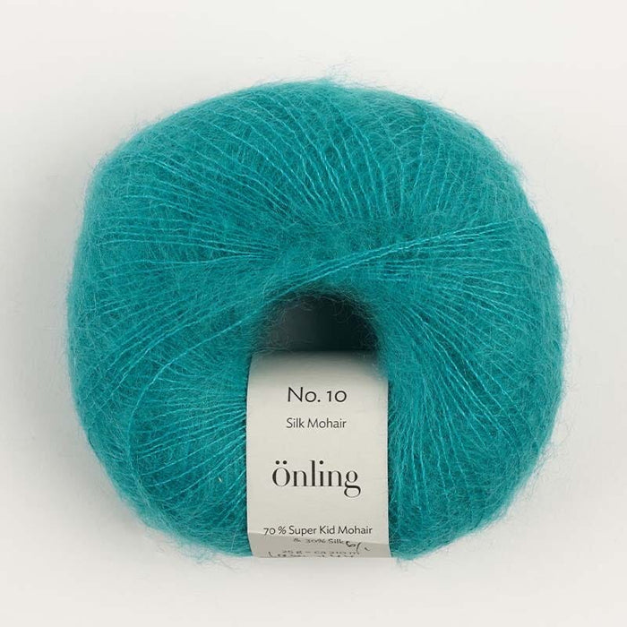 Önling No 10: Luxurious and exquisite silk mohair - Dark Turquoise (3645) x
