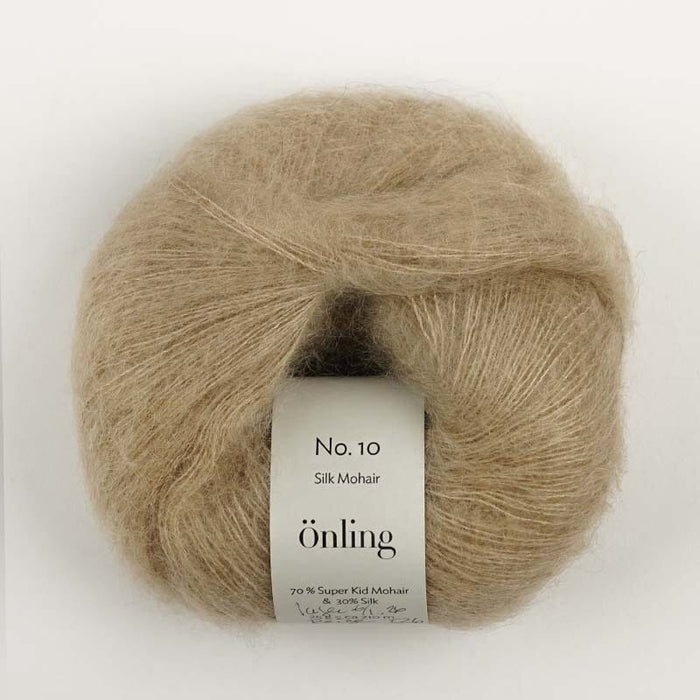 Önling No 10: Luxurious and exquisite silk mohair - Linen (005) / Beige (0349)