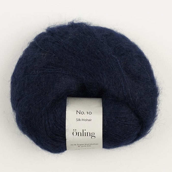 Önling No 10: Luxurious and exquisite silk mohair - Very dark blue (0469) x