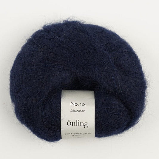 Önling No 10: Luxurious and exquisite silk mohair - Very dark blue (0469) x
