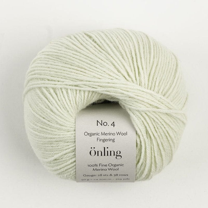 Önling No 4: 100% fine organic merino wool - Mint (x)