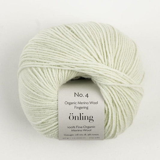 Önling No 4: 100% fine organic merino wool - Mint (x)