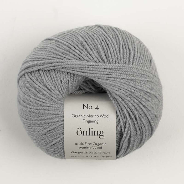 Önling No 4: 100% fine organic merino wool - Slate grey (003)
