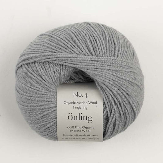 Önling No 4: 100% fine organic merino wool - Slate grey (003)