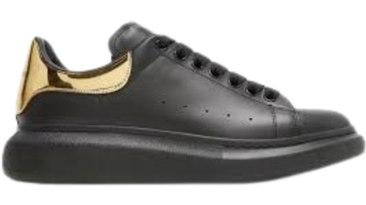 Alexander McQueen Oversized Black Gold Metallic