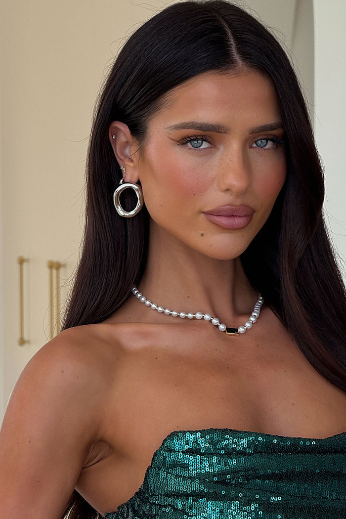 Parisa Earrings - Silver