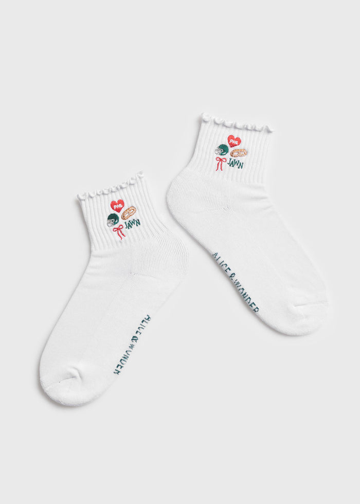 Philadelphia Icons Ruffle Sock