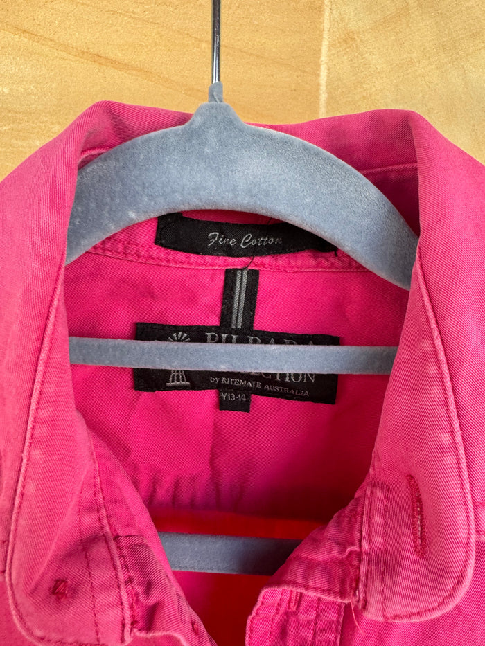 PILBARA KIDS WORKSHIRT 13-14