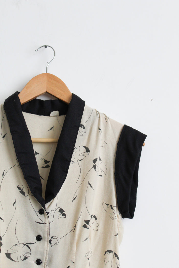 pinwheel blouse
