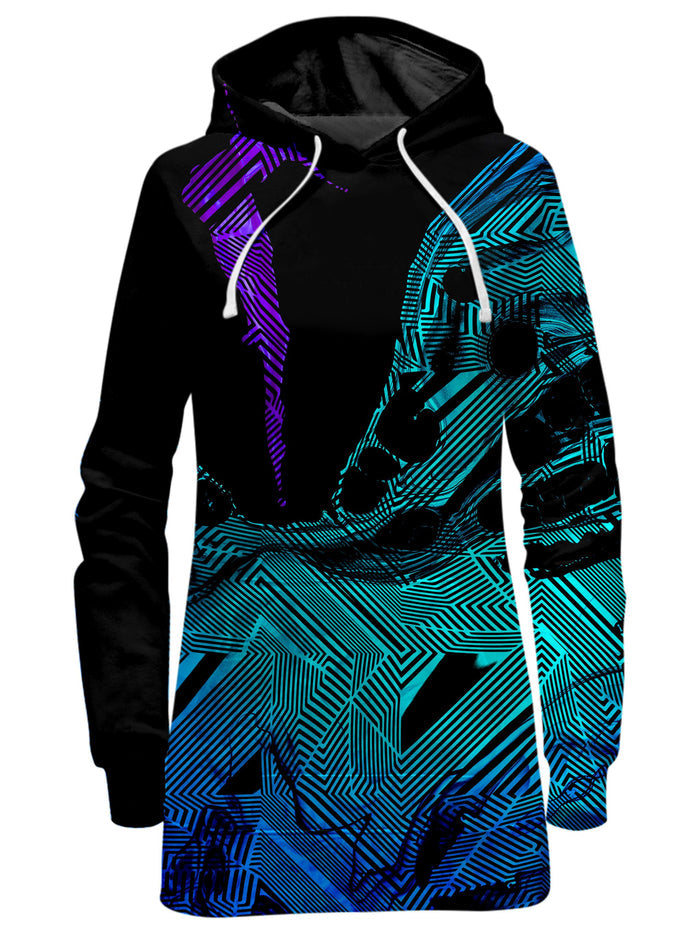 Primordial Flow Purple Hoodie Dress Noctum X Truth Epic Hoodie