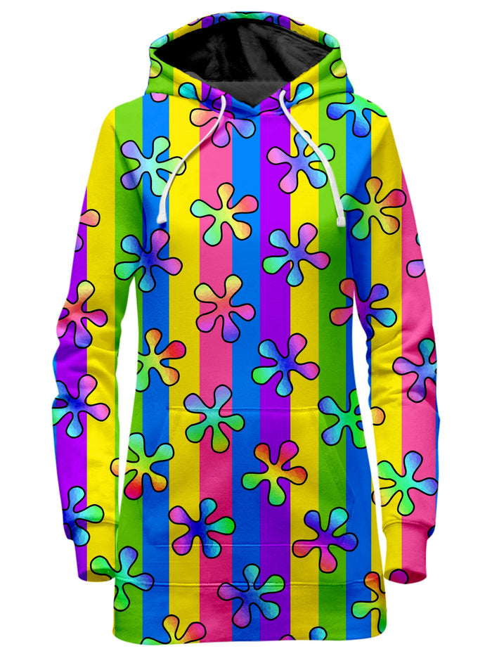 Psychedelic 60s Hoodie Dress Sartoris Art Epic Hoodie