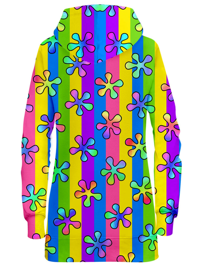 Psychedelic 60s Hoodie Dress Sartoris Art Epic Hoodie