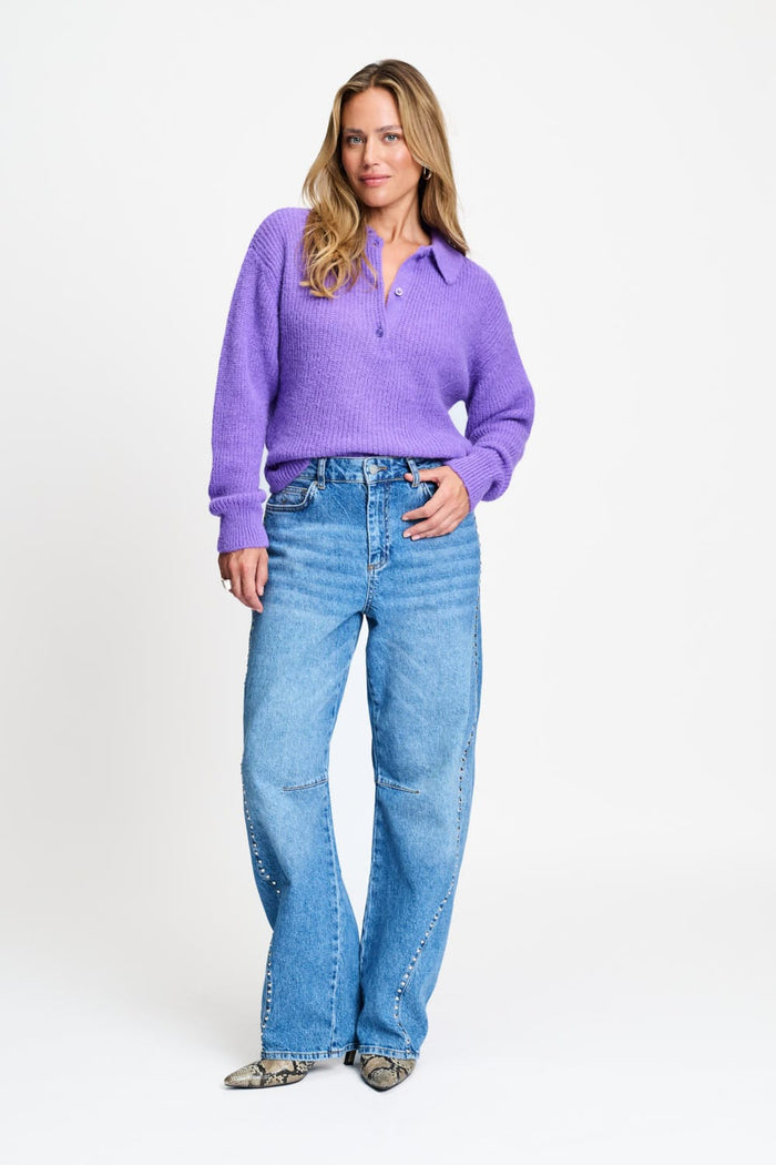 POM Amsterdam Pullovers PULLOVER - Puck Lavender