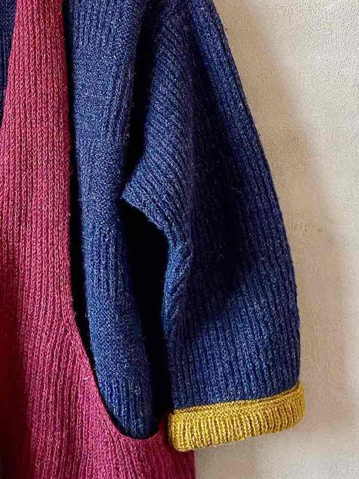 Pygmalion by Hanne Falkenberg | Blueberry, Fuchsia, Curry yellow