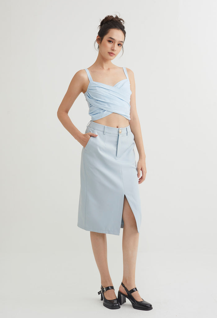 Quirky Smart Midi Skirt
