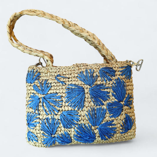 Raffia Shoulder Bag - Mojopanda Organic  Store